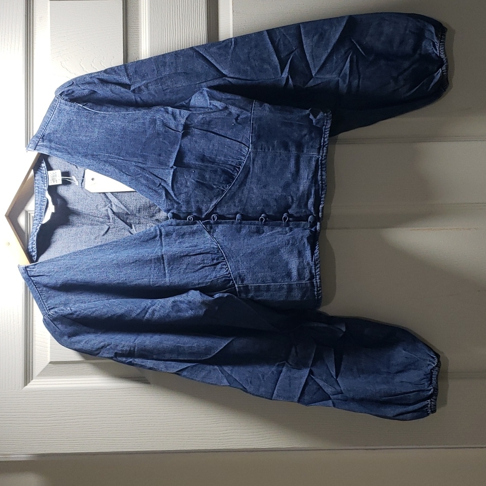 Denim top